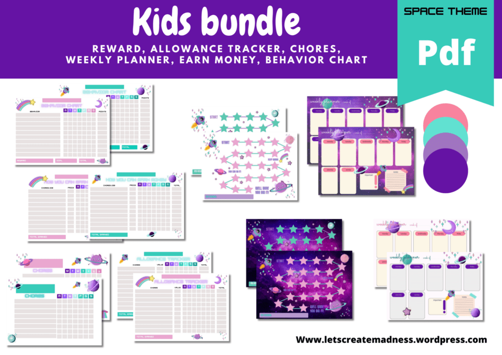 kinder beloningsschema, klusjes schema kind, toelage-tracker, wekelijks schema, gedrag beloning, beloningsgrafiek en verdien-geld schema kind