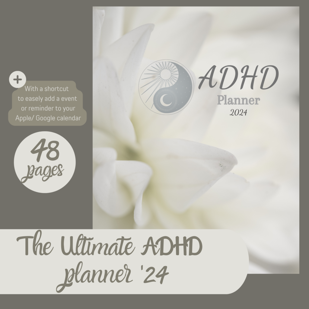 Ultieme ADHD planner 2024 digitaal, journaling, digitaal planner