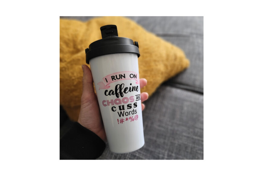 roestvrijstalen koffie reisbeker, travel mug, stainless coffee mug