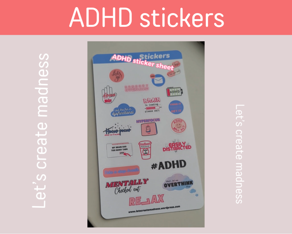 Adhd stickers