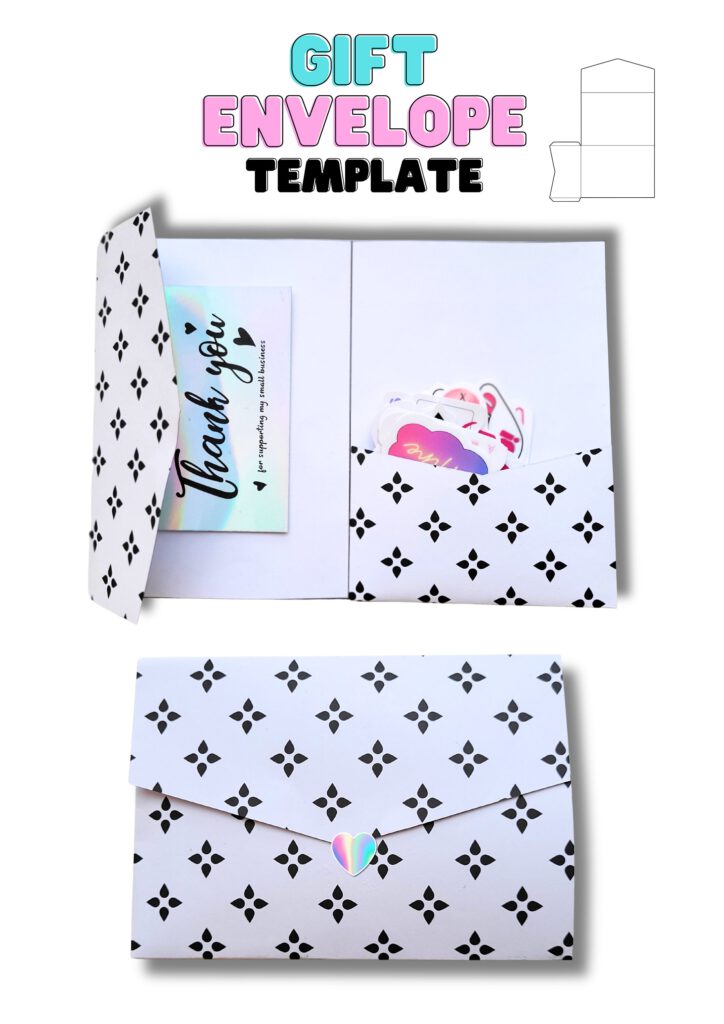 cadeau envelop , aanpasbaar template canva