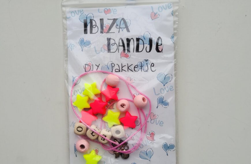 armbandje kinderen, ibiza bandje kind, diy pakketje kind.