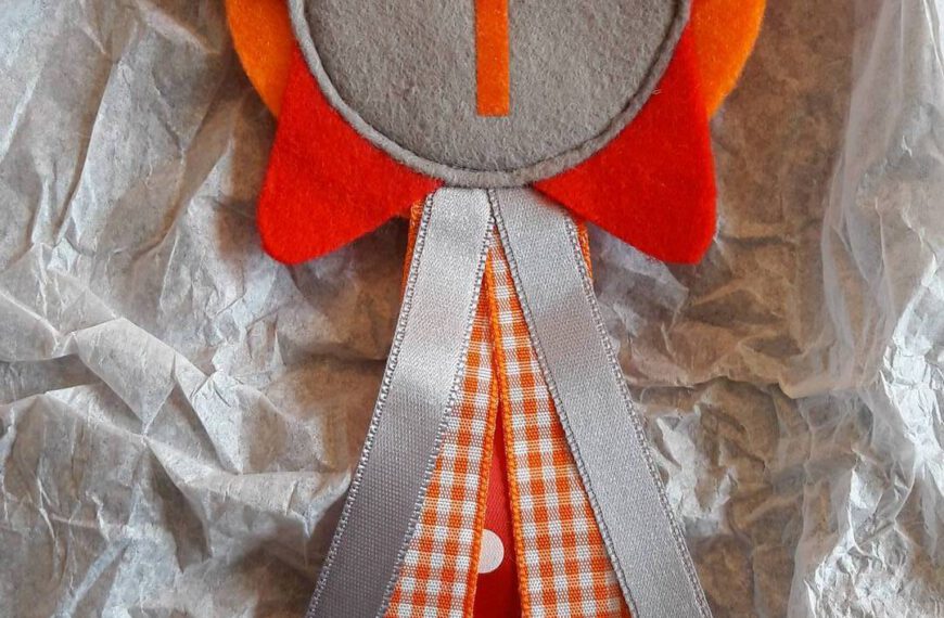 Verjaardag broche €3,50,-
