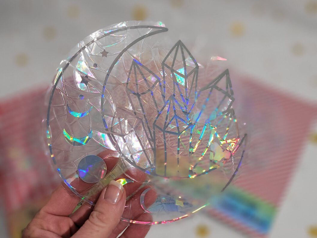 suncatcher raamsticker maan