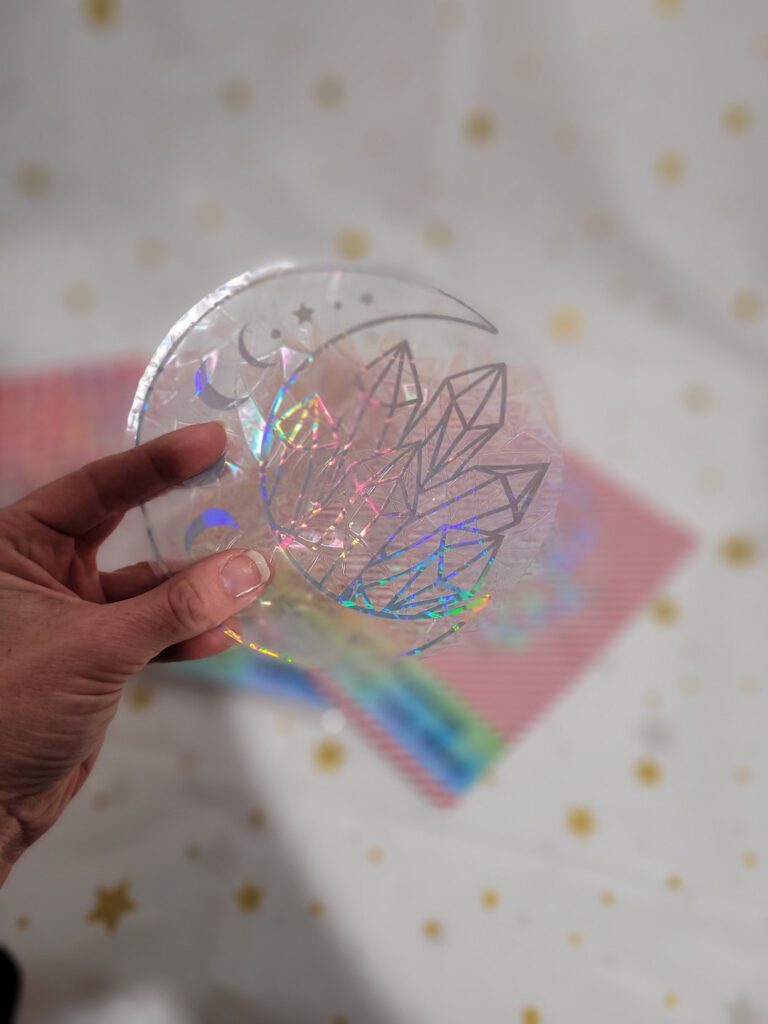 suncatcher raamsticker maan