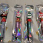 winter pen, kerst pen, siliconen kralen pen