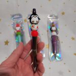 winter pen, kerst pen, siliconen kralen pen
