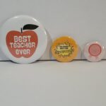 button leraar, button leerkracht, button mentor, button meester, button juf