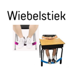 wiebelstiek, sensorisch hulpmiddel, adhd, wiebelen, stoelpootstiek, concentreren