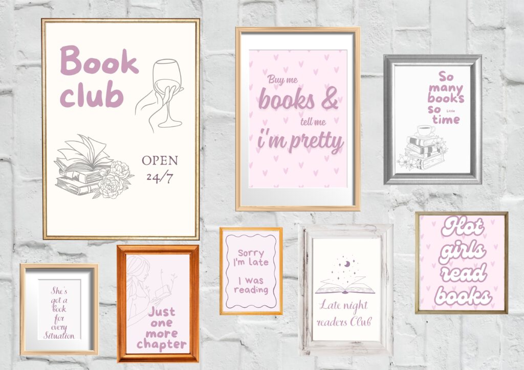 Poster boeken, poster books, poster bookclub, girls poster