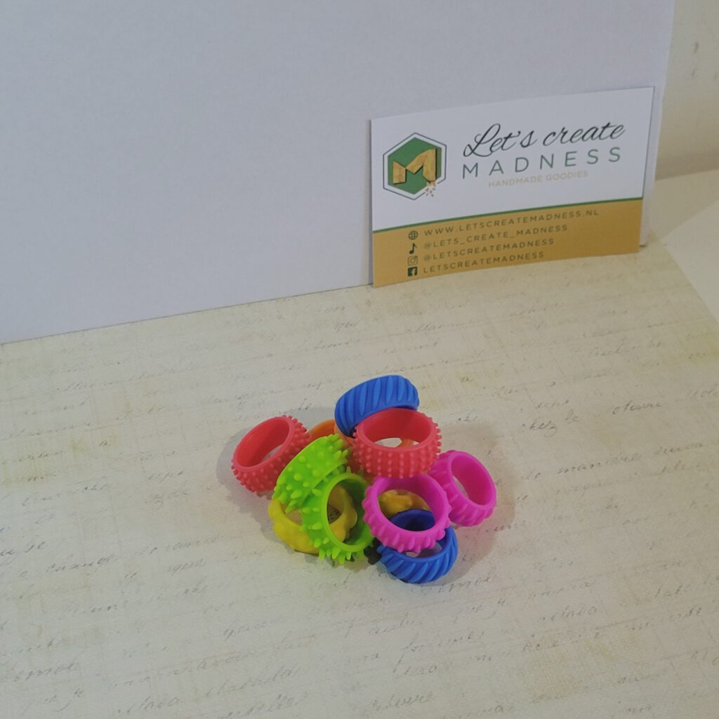 Sensorische fidget toys ringen, fidget rings, sensorische