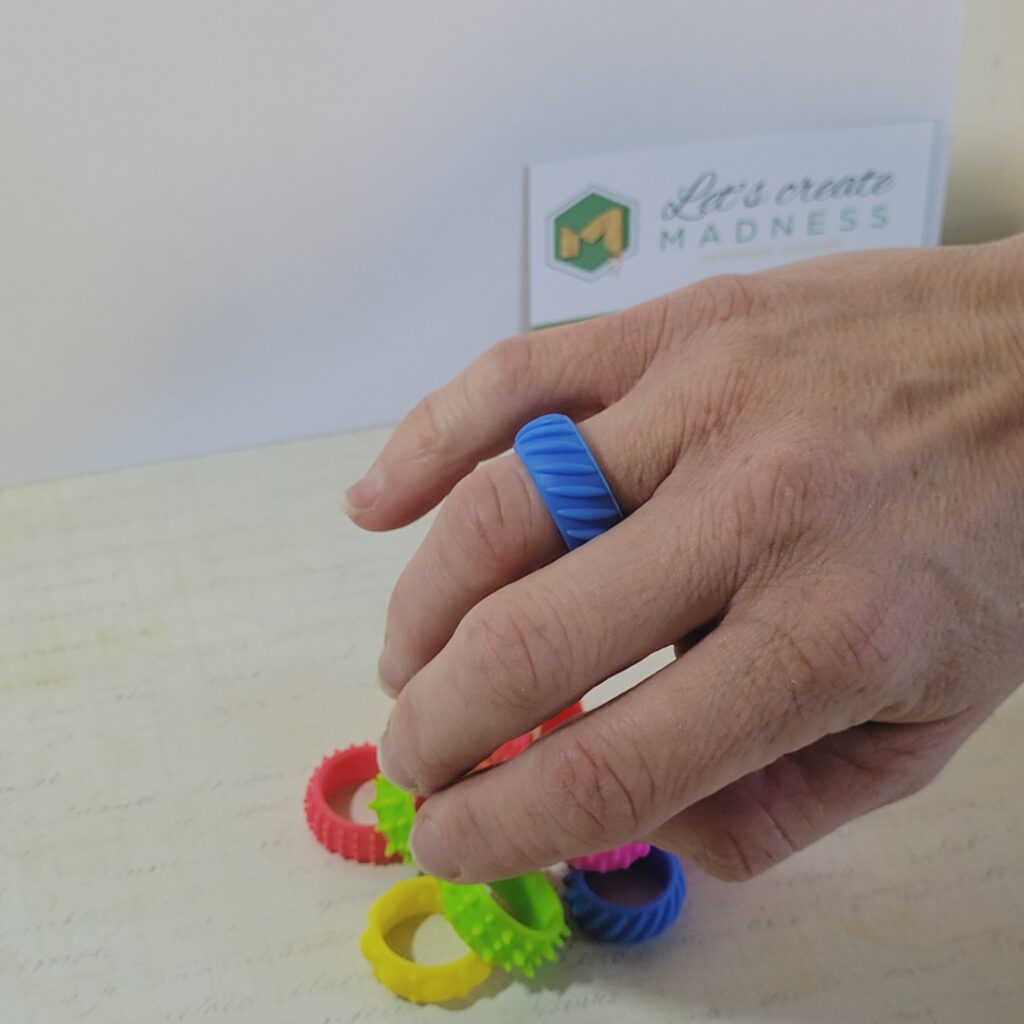 Sensorische fidget toys ringen, fidget rings, sensorische