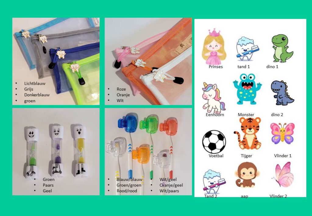 tandenpoets zandloper, tandenborstel met etui, poetsstickers, tandjes stickers, poetsschema kinderen, tandenpoetsen leuk maken, cadeau kind, kraamcadeau, Sinterklaas cadeau kind, tandenborstel kind, 2 minuten poetsen, gepersonaliseerd cadeau kind